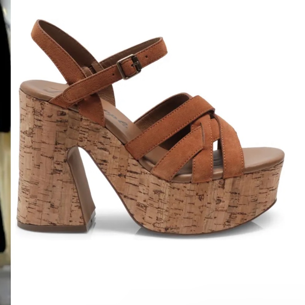 NWOB Free People Lisbon Mary Jane Platform Sandals